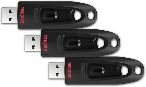 محرك أقراص فلاش SanDisk Extreme PRO USB 3.2 ذو الحالة الصلبة سعة 128 جيجابايت - SDCZ880-128G-GAM46 و32 جيجابايت 3 عبوات Ultra USB 3.0 فلاش 32 جيجابايت (عبوة من 3) - SDCZ48-032G-GAM46T in Kuwait