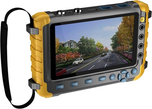 EVERSECU 5 Inch 4 in 1 CCTV Monitor Tester, AHD/TVI/CVI Coaxial HD Video Monitor Tester, Analog Video/UTP Cable Test, DC12V Output for Security Camera CCTV Tester with VGA and HDMI Input in Saudi Arabia