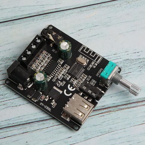 Ximimark 1 pc Bluetooth Power Amplifier Board MP3 decoder Mini Speaker Motherboard Receiver Class D Digital Power Amplifier Module 50W in Saudi Arabia