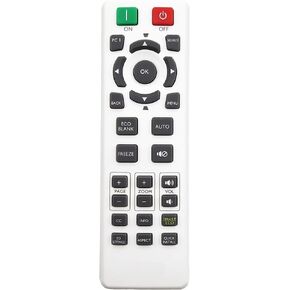 INTECHING 5J.JG706.001 Projector Remote Control for BenQ RCX013, MH530FHD, MH534, MH606w, MS521H, MS524AE, MS531P, MW526AE, MW533, MW605w, MX532P, MX604, MX604w, TH534, TW533, MS535A, MW535A, MH5353A