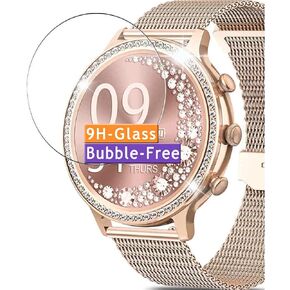 واقي شاشة من الزجاج المقوى 3 عبوات من Vaxson، متوافق مع AKUMAKA I70 1.32 بوصة ساعة ذكية ذكية 9H واقيات غشاء حماية in Kuwait