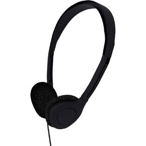 Maeline Bulk Headphones with 3.5 mm Headphone Plug - 400 Pack - Black in Saudi Arabia