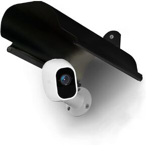 Uogw Sun Rain Shade Camera Cover Shield Works for Blink XT,XT2,(3rd Gen) XT3,XT4 (4th Gen),Arlo,Arlo Pro,WyzeCam,Nest,Ring,Protective Roof for Outdoor Security Cameras, Aluminum Alloy Material-White