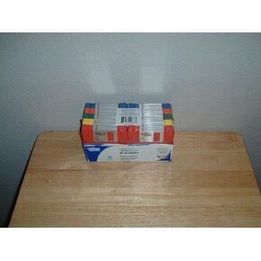 Office Depot Floppy Diskettes 3.5 inch IBM formatted 50 pack, Rainbow Colors
