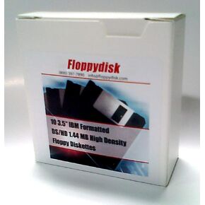 50 Floppy Disks. 3.5 inch Diskettes. Formatted 1.44 MB DS/HD MF-2HD. Manufactured in 2011. in Saudi Arabia