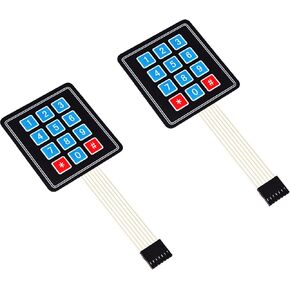 DIYables Keypad 3x4 for Arduino, ESP32, ESP8266, Raspberry Pi, 2 Pieces in Saudi Arabia