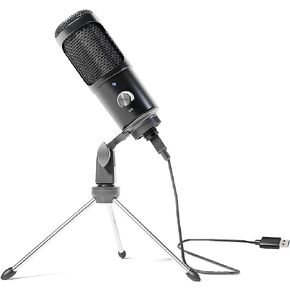 TALK WORKS USB Microphone with Tripod - External Microphone for Computer - Gaming, Streaming, Meetings, Podcasts, Recording and More - Adjustable and Portable with USB Cable Included in Saudi Arabia