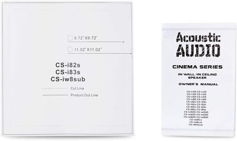 مجموعة مكبرات صوت CS-I83S للمسرح المنزلي 8 انش من اكوستيك اوديو CS-I83S 3 اتجاهات 1050 وات CS-I83S-3S in Kuwait