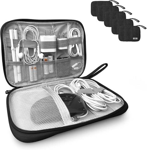 Electronics Charger Organizer - Travel Cable Case for Cords, Chargers, and Tech Accessories in Saudi Arabia