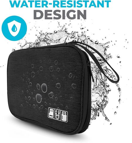 Electronics Charger Organizer - Travel Cable Case for Cords, Chargers, and Tech Accessories in Saudi Arabia