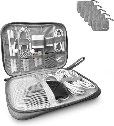 Electronics Charger Organizer - Travel Cable Case for Cords, Chargers, and Tech Accessories in Saudi Arabia