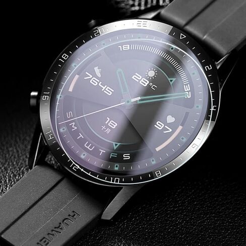 واقي شاشة من الزجاج المقوى 3 عبوات من Vaxson، متوافق مع AKUMAKA I70 1.32 بوصة ساعة ذكية ذكية 9H واقيات غشاء حماية in Kuwait