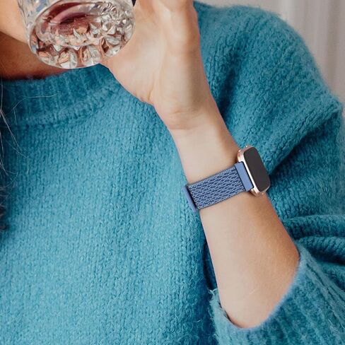 أربطة نايلون لـ Fitbit Versa 2 Bands/Fitbit Versa/Versa Lite/Versa SE للنساء والرجال، أساور معصم بديلة رياضية ناعمة قابلة للتنفس لـ Fitbit Versa 2 in Kuwait