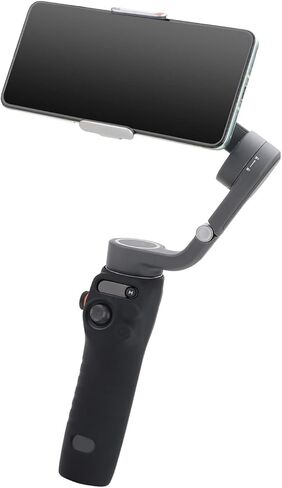 غطاء حماية من السيليكون من Anbee، غطاء مقود مضاد للانزلاق متوافق مع DJI Osmo Mobile 6، مثبت جيمبال للهاتف الذكي المحمول (أسود) in Kuwait