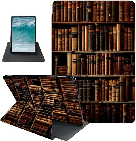 Rossy Case for 6.8" Kindle Paperwhite (11th Generation 2021) and Kindle Paperwhite Signature Edition + Screen Protector 360 Degree Rotating Swivel Cover with Auto Sleep/Wake,1-37 Bible Verse Christian in Saudi Arabia