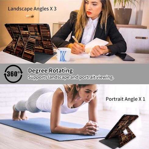 Rossy Case for 6.8" Kindle Paperwhite (11th Generation 2021) and Kindle Paperwhite Signature Edition + Screen Protector 360 Degree Rotating Swivel Cover with Auto Sleep/Wake,1-37 Bible Verse Christian in Saudi Arabia