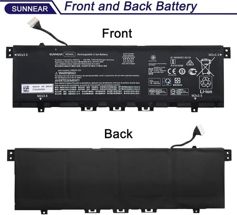 SUNNEAR L08496-855 KC04XL بطارية كمبيوتر محمول ل HP Envy X360 13-AG 13M-AQ 13-AR 13-AH 13-AQ 13-ah0051wm 13-ag0001la سلسلة HSTNN-DB8P HSTNN-IB8K KC04053XL L08544-1C1 L08544-2B1 T PN-W133 تي بي إن -W136 in Saudi Arabia
