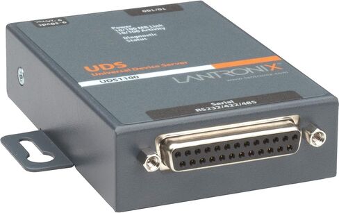 Lantronix Device Networking Ud1100002-01 جهاز خادم 1prt 10/100 Rs232/422/485 in Kuwait