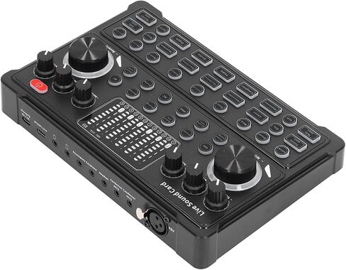 Live Sound Card, M3 Voice Changer 16bit Soundboard Dual Channel Sound Board Sound Card Sound Effects Board for Gaming/Live Streaming in Kuwait