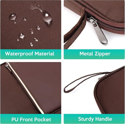 Electronics Organizer Small Travel Cable Organizer Bag Compact Waterproof Electronic Accessories Cord Case for Hard Drives, Cables, Cords, Chargers in Saudi Arabia