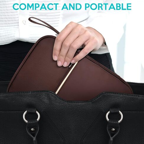 Electronics Organizer Small Travel Cable Organizer Bag Compact Waterproof Electronic Accessories Cord Case for Hard Drives, Cables, Cords, Chargers in Saudi Arabia