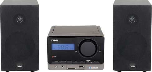 نظام ميكروسيستم MP3 من ناكسا إلكترونيكس مع بلوتوث، أسود in Kuwait