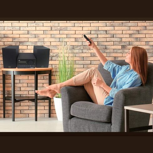 نظام ميكروسيستم MP3 من ناكسا إلكترونيكس مع بلوتوث، أسود in Kuwait