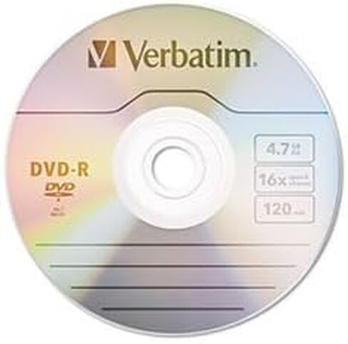 (3 حزم قيمة) VER95101 أقراص DVD-R، 4.7 جيجابايت، 16x، عمود دوران، فضي in Saudi Arabia