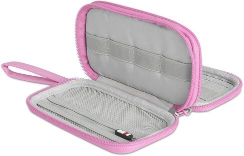 Hallart USB Flash Drive Case, Portable Waterproof Electronic Accessories Bag for USB Flash Drives, SD Cards,Earphone and Other Small Accessories 6.30 x 3.54 x 1.77 Inch,Blue in Saudi Arabia