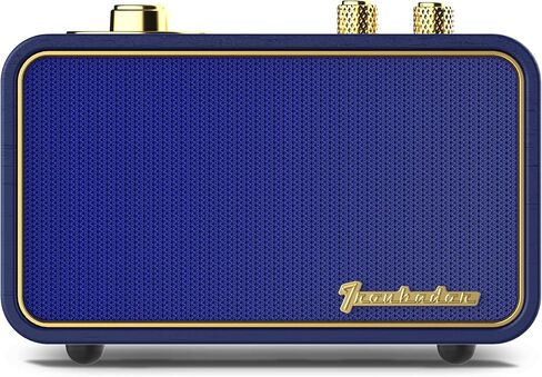 ترينبادر مكبر صوت بلوتوث ريترو مع راديو، مكبر صوت بلوتوث لاسلكي محمول للمنزل والمكتب والسفر في الهواء الطلق، صوت ستيريو أفضل، بلوتوث 5.0، وقت تشغيل 12 ساعة، تصميم مكبر صوت كلاسيكي خشبي in Kuwait