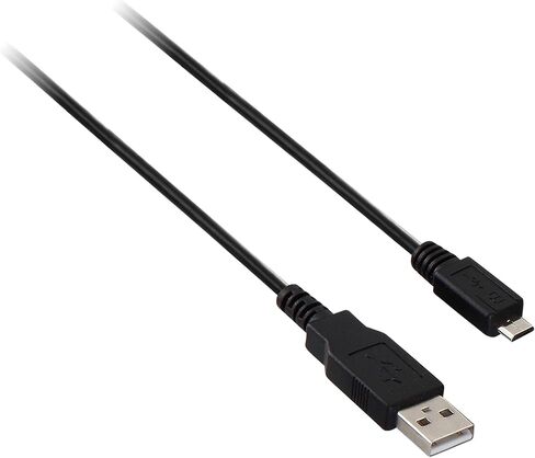 V7 V7E2USB2AMCB-01M كابل 1 متر ذكر لذكر USB 2.0 A إلى B - أسود in Saudi Arabia