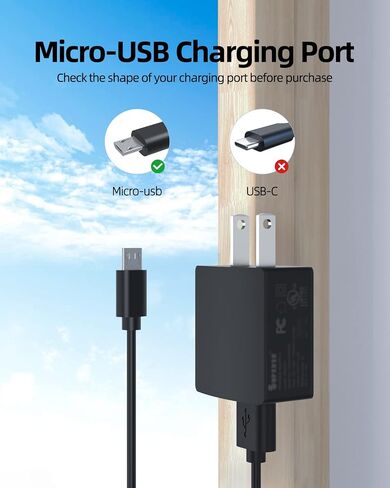 Micro USB AC Charger Fit for Lenovo TB3-850M TB-X103F TB-X504F TB-X304F TB-X304L TB-X304X TB-8504F TB-8504X TB-7104F TB-7104I TB-X104F TB-X605FC TB-X605LC TB-8505XS Tablet Power Supply Adapter Cord in Saudi Arabia