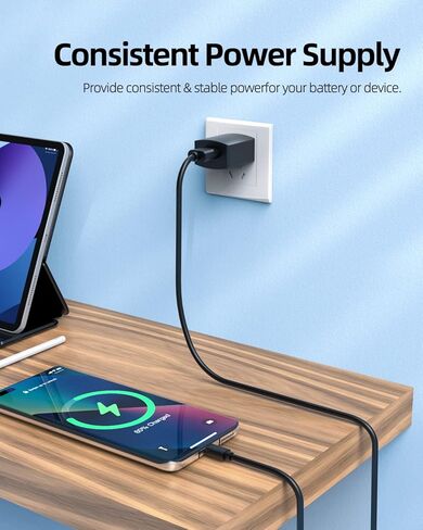 Micro USB AC Charger Fit for Lenovo TB3-850M TB-X103F TB-X504F TB-X304F TB-X304L TB-X304X TB-8504F TB-8504X TB-7104F TB-7104I TB-X104F TB-X605FC TB-X605LC TB-8505XS Tablet Power Supply Adapter Cord in Saudi Arabia