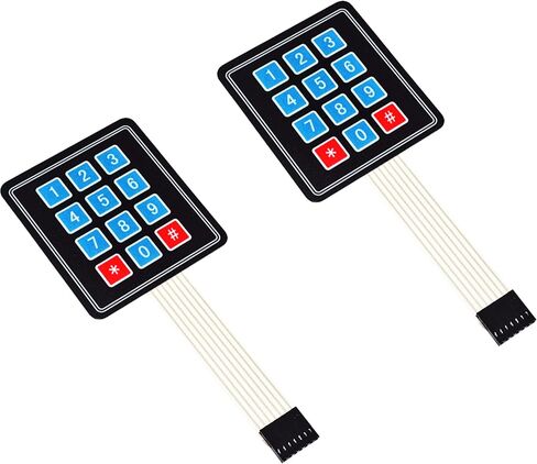 DIYables Keypad 3x4 for Arduino, ESP32, ESP8266, Raspberry Pi, 2 Pieces in Kuwait