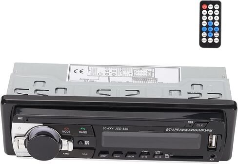 مشغل MP3 للسيارة من PUSOKEI، ستيريو سيارة CD USB2.0، ستيريو سيارة DVD، مكالمات صوتية وغير يدوية، التحكم الصوتي بالذكاء الاصطناعي، شاشة LED، مدخل AUX، جهاز التحكم عن بعد in Saudi Arabia