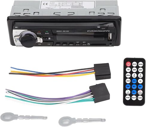 مشغل MP3 للسيارة من PUSOKEI، ستيريو سيارة CD USB2.0، ستيريو سيارة DVD، مكالمات صوتية وغير يدوية، التحكم الصوتي بالذكاء الاصطناعي، شاشة LED، مدخل AUX، جهاز التحكم عن بعد in Saudi Arabia