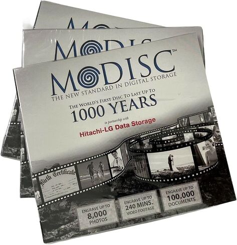 1000 Years Archival Hitachi/LG Digital Storage Blank M-Disc DVD+R | 4.7GB | 3 Pack Jewel Case in Saudi Arabia