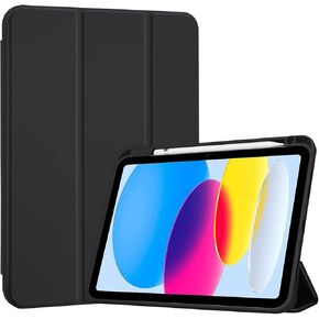 حافظة ProCase iPad الجيل العاشر، حافظة iPad الجيل العاشر (موديل 2022) حافظة iPad 10 مقاس 10.9 بوصة، غطاء حماية iPad من الجيل العاشر مع حامل قلم رصاص للجيل العاشر iPad A2696 A2757 A2777 - أخضر