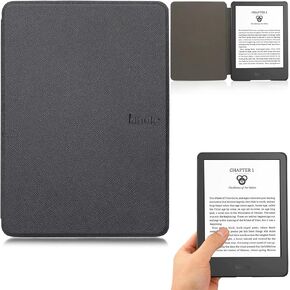 حافظة Artyond لإصدار Kindle الجديد كليًا 2022، غطاء فوليو خفيف الوزن ومتين من جلد البولي يوريثان الفاخر مع وظيفة الاستيقاظ التلقائي لجهاز Kindle الجديد تمامًا (إصدار 6 بوصات الجيل الحادي عشر 2022)، أحمر