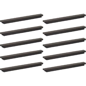 Aeons 1U Horizontal 19-inch Server Rack Mount Cable Management Raceway Duct Panel Cover Plastic Black 4-Pack in Kuwait