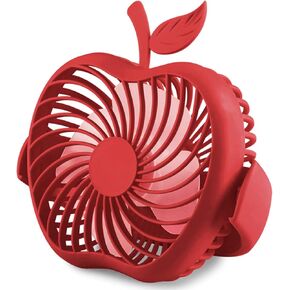 Chchmu USB Desk Fan Mini Desktop Table Fans Personal Quiet Fan with Strong Airflow Portable Cooling Fan with Head Adjustable for Home Bedroom Dormitory Office Table & Desktop, Red in Kuwait
