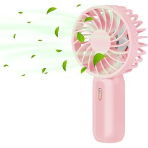 Handheld Fan, USB Rechargeable Personal Portable Fan with 3 Speeds, Super Mini Size (6.1 * 3.1 * 1.15cm) for Kids, Outdoors, Home, Office, School, Travel （Green） in Saudi Arabia