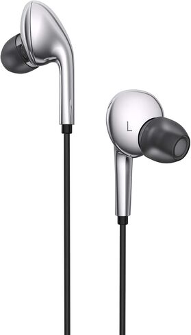 سماعات أذن KZ D-Fi داخل الأذن HiFi معدنية عالية الدقة سلكية مع مفاتيح ضبط 4 مستويات، سماعات أذن HiFi ستيريو للموسيقى الرياضية مع كابل قابل للفصل ثنائي السن (أسود، مع مفتاح ضبط) in Kuwait