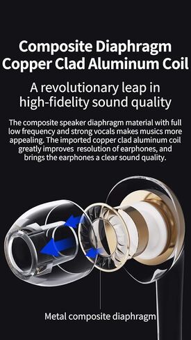 سماعات أذن KZ D-Fi داخل الأذن HiFi معدنية عالية الدقة سلكية مع مفاتيح ضبط 4 مستويات، سماعات أذن HiFi ستيريو للموسيقى الرياضية مع كابل قابل للفصل ثنائي السن (أسود، مع مفتاح ضبط) in Kuwait