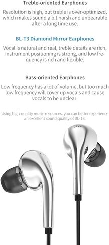 سماعات أذن KZ D-Fi داخل الأذن HiFi معدنية عالية الدقة سلكية مع مفاتيح ضبط 4 مستويات، سماعات أذن HiFi ستيريو للموسيقى الرياضية مع كابل قابل للفصل ثنائي السن (أسود، مع مفتاح ضبط) in Kuwait