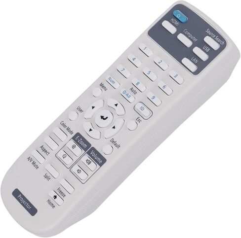 PERFASCIN Replace Infrared Remote Control Fit for Epson Projector EB-X06 EB-E01 EB-E500 EB-1485Fi EB-1480Fi EB-735Fi EB-725Wi EB-725W EB-720 EB‑L200F in Saudi Arabia