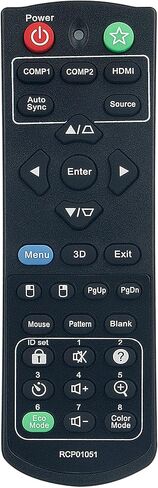 RCP01051 Replace Remote Control fit for Viewsonic Projector PJD5255 PJD5253 PJD5555W PJD5155 PJD5250 PJD5151 PJD5153 in Saudi Arabia
