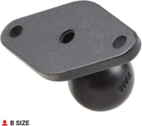 RAM MOUNTS Diamond Ball Base with AMPS Pattern, B Size 1" Ball | 2-hole AMPS mounting pattern, compatible with RAM Mounts holders and arms in Saudi Arabia