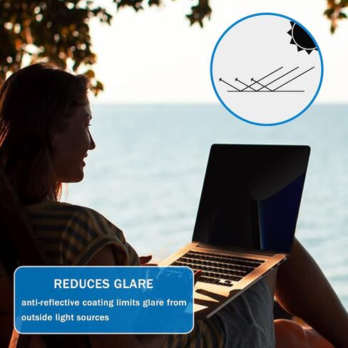 Magnetic Macbook Pro 16 inch Privacy Screen Protector 2021-2023 , Removable Privacy Screen Filter for New MacBook Pro 16.2 inchs M1 M2 Pro / M1 Max (A2485/A2780),-Anti-Spy/Anti Fingerprint/Anti Blue Light in Kuwait