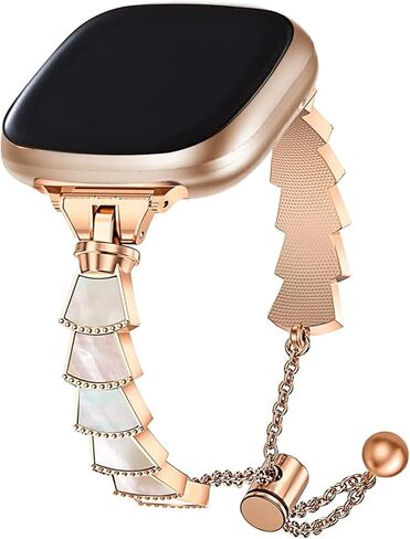 TUV PLNT Elegant Bands Compatible for Google Pixel Watch Bands Metal, Stainless Steel Metal Wristband Strap Band for Google Pixel Watch 2022 Women in Kuwait